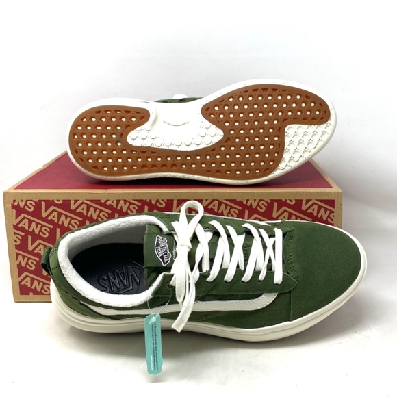VANS Old Skool Overt Plus CC Sneakers Women’s Size Suede Green Shoes VN0A4BVLE02 - Picture 4 of 11